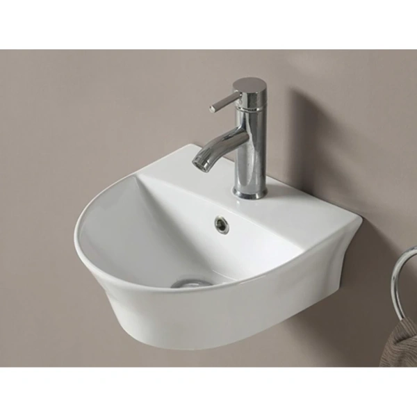 Раковина CeramaLux 78370 33,5x35,5 см, подвесная, белый