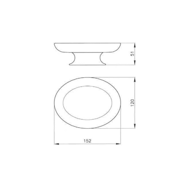 Мыльница настольная керамическая Nicolazzi CLASSICA 6000