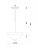 Светильник на штанге MyFar Ceiling MR1525-3C