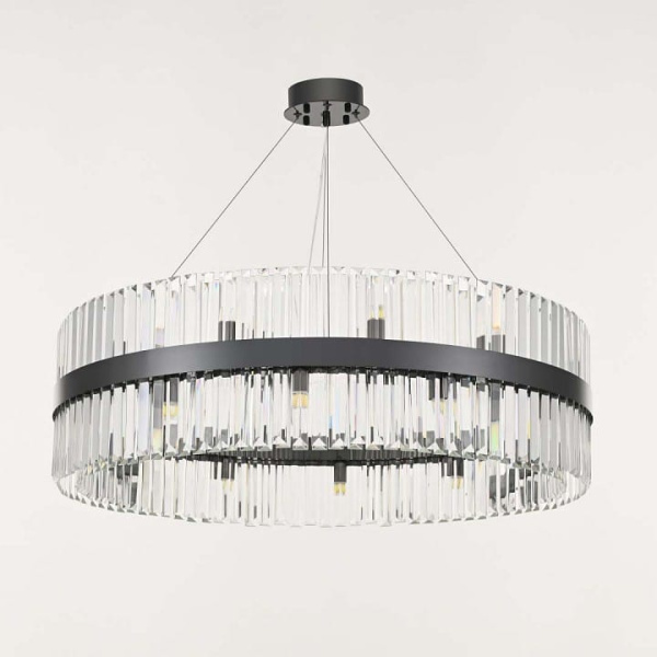 Подвесная люстра Arte Milano Белладжо 440110.840.24.G9.B1 BK