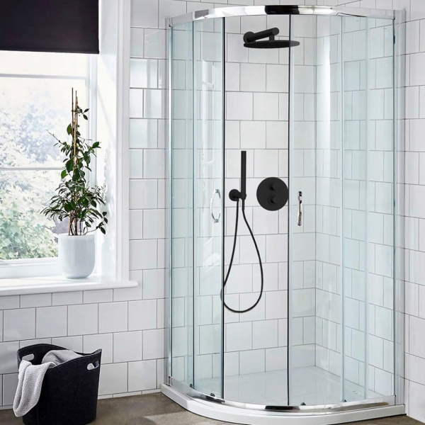 Душевой комплект Paini Cox 78PZSET26911THSH черный матовый