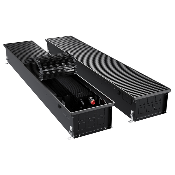Конвектор внутрипольный Royal Thermo ATRIUM TURBO-150/250/900-DG-U-BL