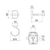 Подстаканник Inda A2210NCR003