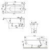 Квариловая ванна Villeroy&Boch Oberon 170x70 UBQ177OBE2V-01