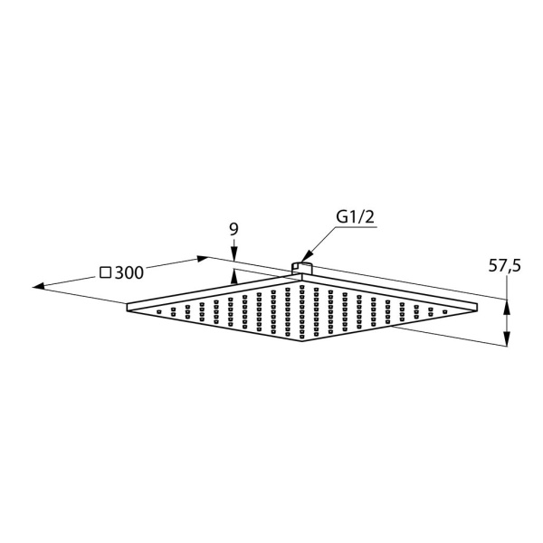 Верхний душ Kludi A-Qa 6443005-00