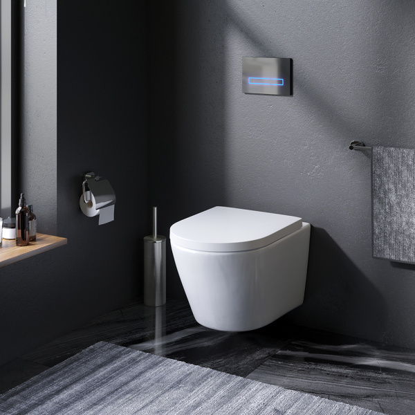 Подвесной унитаз AM.PM Sense C741701SC с крышкой-сиденьем