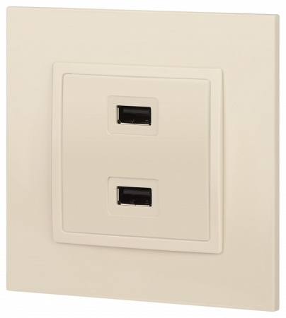 Розетка 2хUSB type A без рамки Эра Эра Elegance 14-4110-02