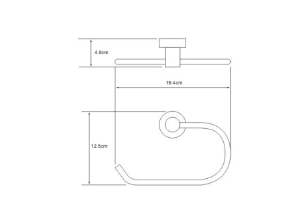 Держатель полотенец WasserKRAFT Donau K-9460