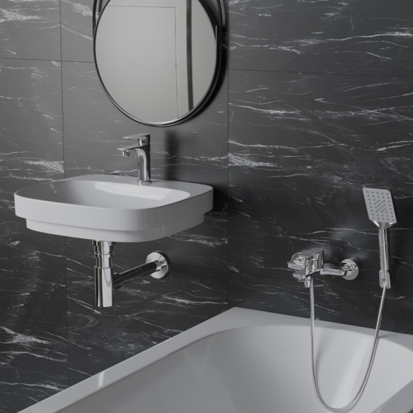 Комплект смесителей Paini Garda 76CRSET3 с душевым гарнитуром