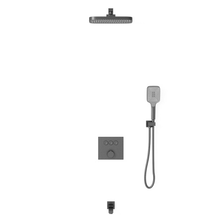 Душевой комплект Vincea VSFW-4311GM вороненная сталь