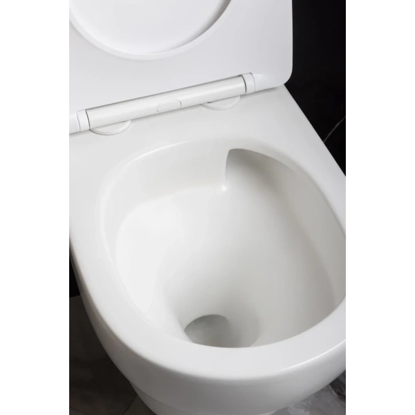 Унитаз подвесной Boheme Fiore 978-SET-MW безободковый, торнадо, с сиденьем микролифт, белый матовый