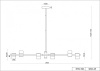 Люстра на штанге Favourite Chart 3092-6P