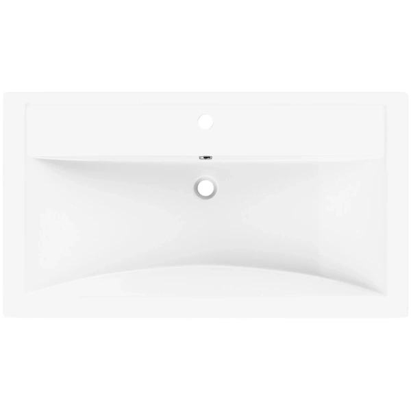 Раковина IDDIS Optima Home 4078000i28 81,5x45,5 см, накладная, подвесная, белый