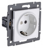 Розетка с заземлением, без рамки Kollinger  REA-002WH