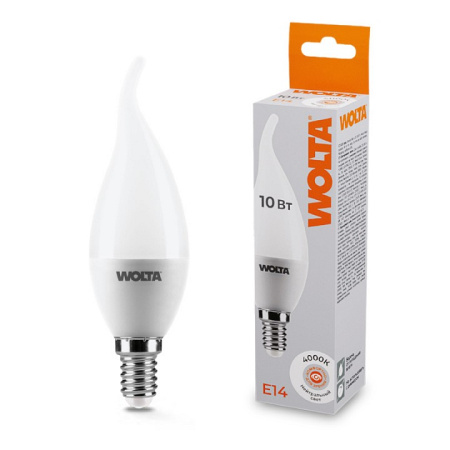 Лампа светодиодная Wolta E14 10Вт 4000K 25SCD10E14