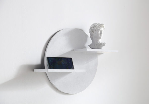 Полочка Abber Stein AS1656 белая