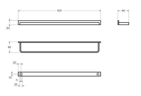 Полотенцедержатель Cezares Maxima CZR-F-8912