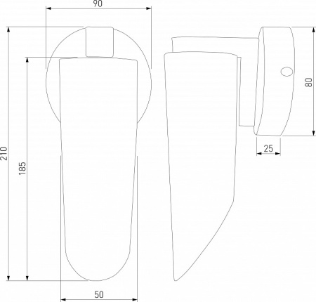 Бра Eurosvet Wing 40037/1 хром