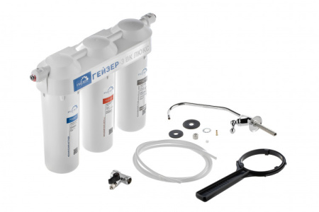 Фильтр Гейзер 3ВК люкс с краном для жесткой воды