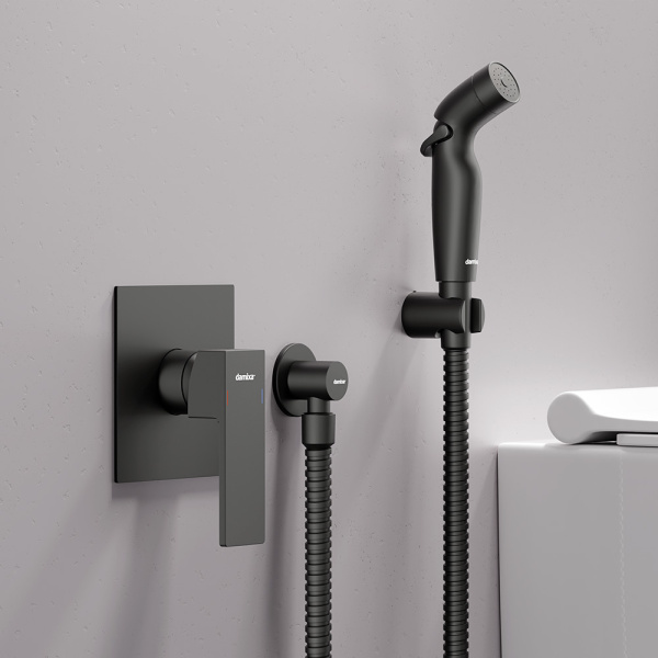 Гигиенический душ Damixa Gala 537510300 со смесителем черный