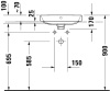 Раковина Duravit Happy D.2 Plus 2360500000