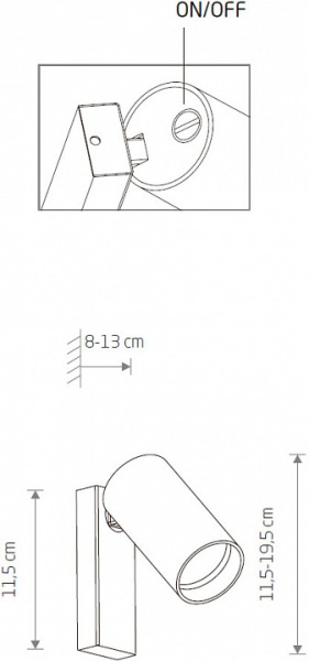 Бра Nowodvorski Mono 7808