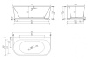 Акриловая ванна Abber 170x80 AB9276