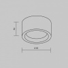 Накладной светильник Maytoni Basic Texture MOD461CL-01GR
