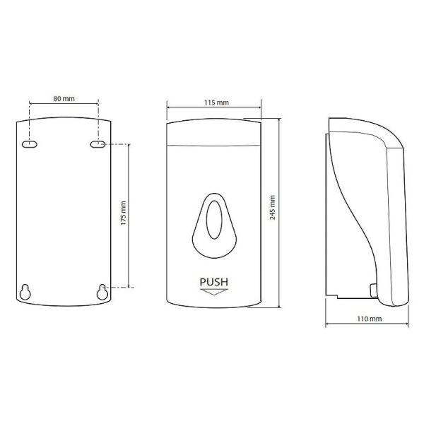 Дозатор Bemeta Hotel Line 121209400