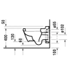 Унитаз подвесной Duravit 2nd Floor 2220090000 альпийский белый