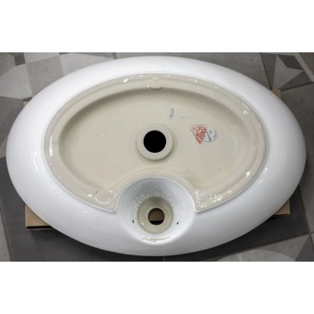 Раковина-чаша CeramaLux 9438 65x43 см, накладная, белый