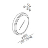 Зеркало Agape Nudo 60 ASPE0599L