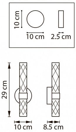 Бра Lightstar Acrile 737652