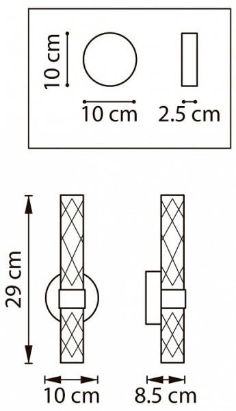 Бра Lightstar Acrile 737652