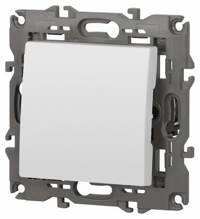 Переключатель одноклавишный без рамки Эра Эра Elegance 14-1103-01М