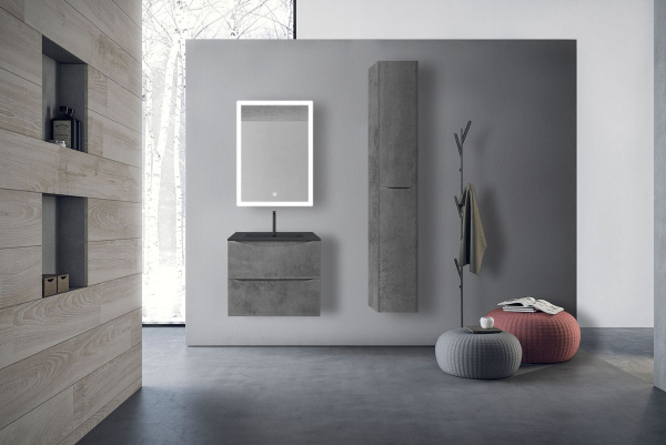 Тумба под раковину Vincea Mia 60 см VMC-2MC600BT серый