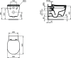 Унитаз подвесной Ideal Standard Connect E772101