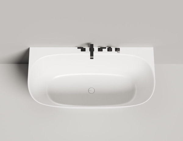 Ванна из искусственного камня Salini Sofia Wall 160x80 102517GF