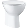 Унитаз приставной с вертикальным выпуском Grohe Bau Ceramic 39431000