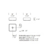 Раковина Milldue Basic Q37 37 8921*0 Bianco Opaco