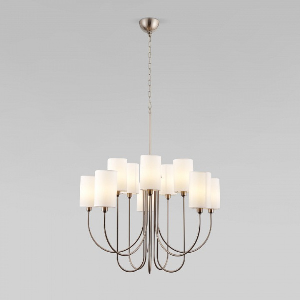 Подвесная люстра Eurosvet Abbey 60164/10 никель
