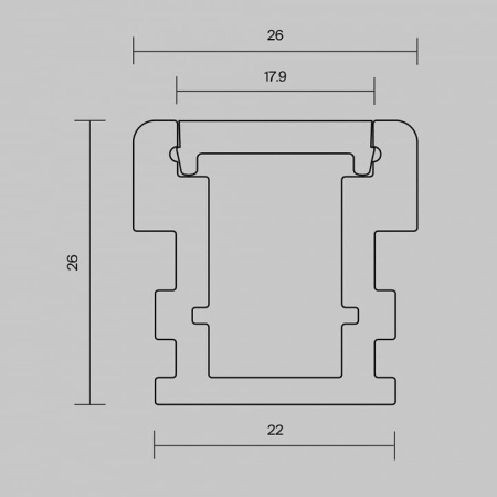 Короб встраиваемый Maytoni Led Strip  636016