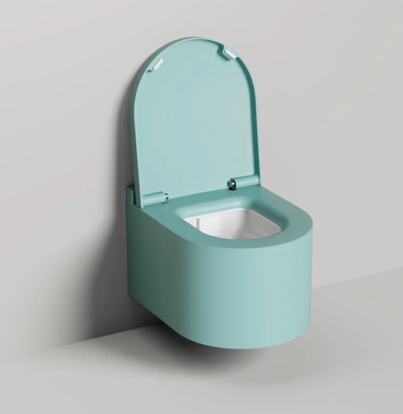 Подвесной унитаз Salini Gemelli 240121KMF крышкой-сиденьем RAL снаружи