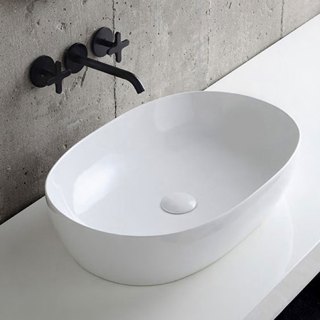 Раковина Azzurra Elegance Circle 60 ELLA060400C0BI/(ECI60 bi*0)