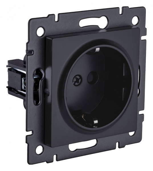 Розетка с заземлением, без рамки Kollinger  REA-002BM