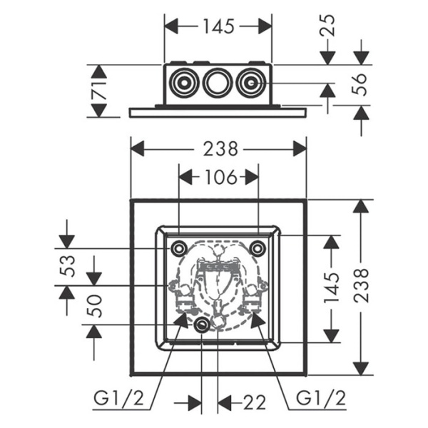 Верхний душ Axor ShowerSolutions 35309000