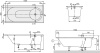 Квариловая ванна Villeroy&Boch libra 180x80 UBQ180LIB2V-01