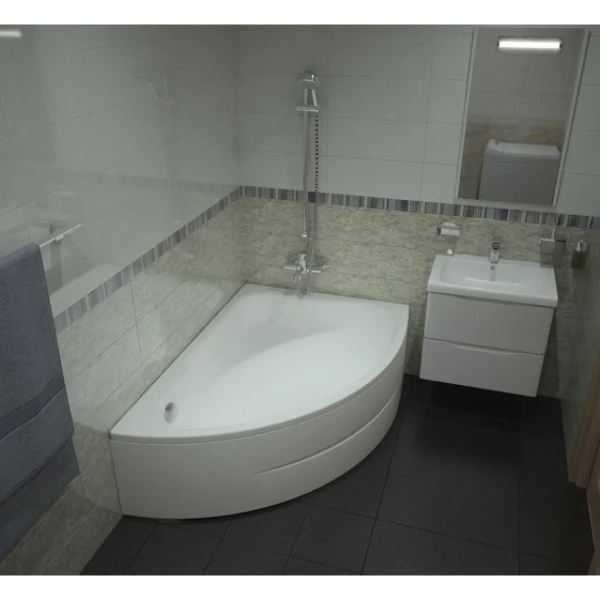 Акриловая ванна 150x100 см R Santek Гоа 1.WH11.2.032