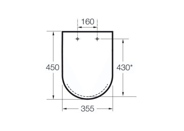 Крышка-сиденье для унитаза Roca Dama-N 801782004