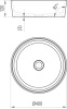 Умывальник Ravak Moon 1 XJN01300000